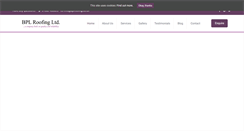 Desktop Screenshot of bplroofing.co.uk